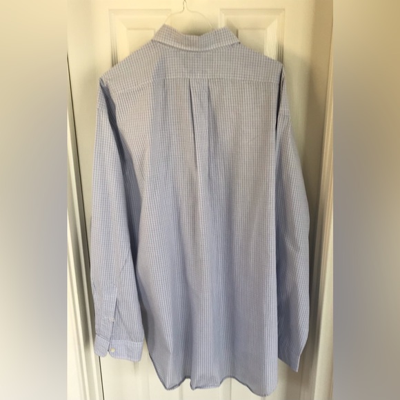 Ralph Lauren Men’s Size XL Classic Blue Tattersall Check Design Shirt - Picture 2 of 4